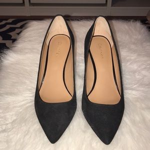 Calvin Klein Suede Black Pumps
